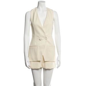 Chic Cream Sleeveless Romper